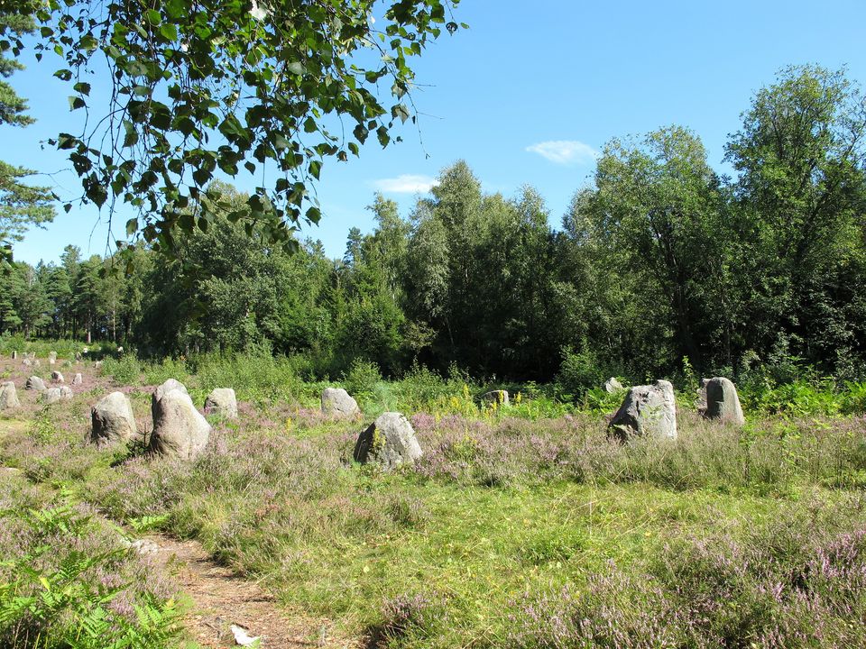 The Hunn archaeological site in Fredrikstad, Norway.