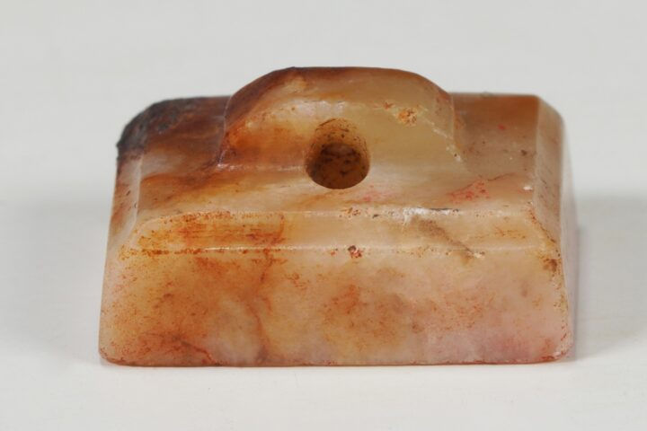 A jade artifact unearthed from the Shangzhaoyao Qin Mausoleum